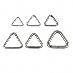 Durable Hardware Stainless Steel Metal Triangle Ring