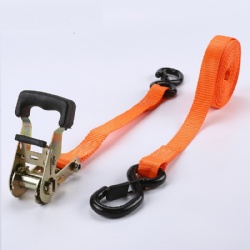 Polyester Ratchet Strap with S hook