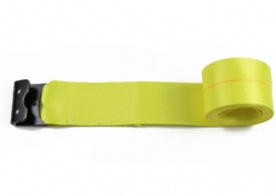Premium Yellow Ratchet Tie Down Flat Hook Winch Strap