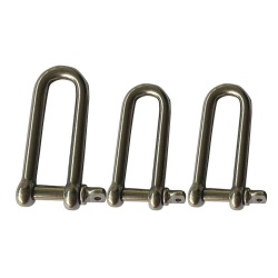 304 stainless steel D-type safety shackle U-type safe and reliable lifting clip shackle tool