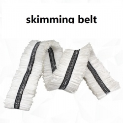 Oil skimming belt Oil-water separation belt Oil collecting belt Steel water treatment oil skimming belt