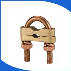 U-clamp band clamp/rod clamp/lightning protection grounding/lightning protection equipment/grounding wire clamp/nut with nut