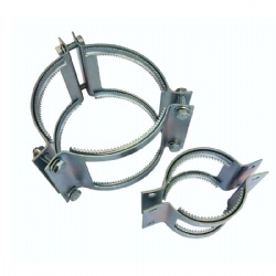 Cast iron pipe butt clamp A-type pipe bundle galvanized sheet claw clamp Drainage system pipe clamp