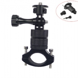 Suitable for GOPRO DJI actionin 2 camera photography riding clip 1/4 screw hole metal bicycle clip adapter